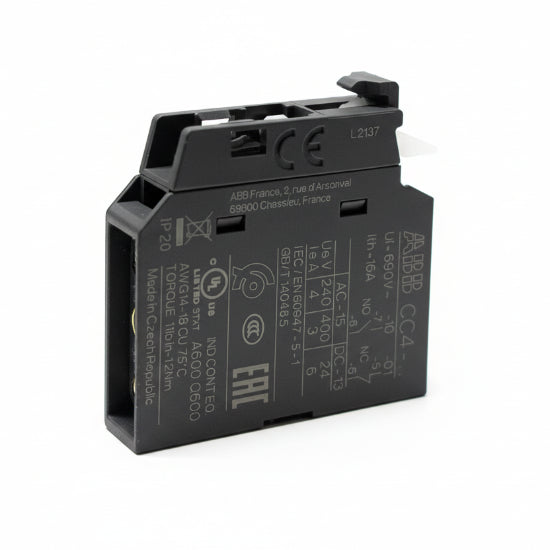 ABB Auxiliary Contact Block CC4-10 - nyparts.shop