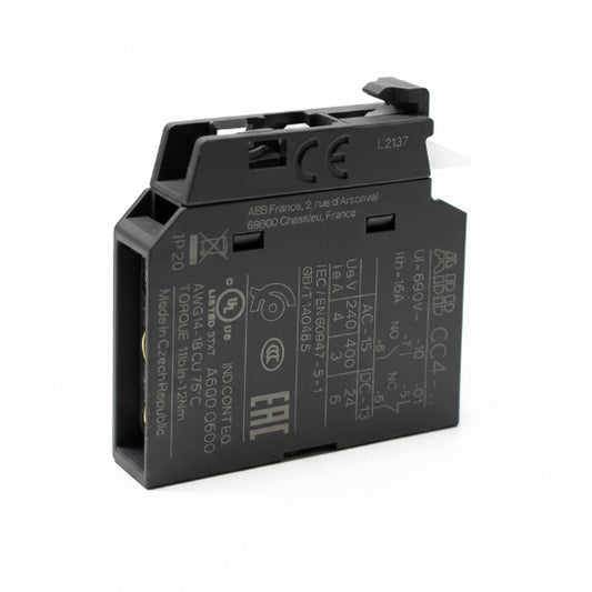 ABB Auxiliary Contact Block CC4-10 - nyparts.shop