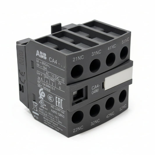 ABB Auxiliary Contact CA4-04M - nyparts.shop
