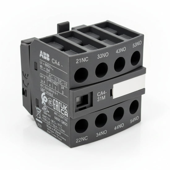 ABB Auxiliary Contact CA4-31M - nyparts.shop