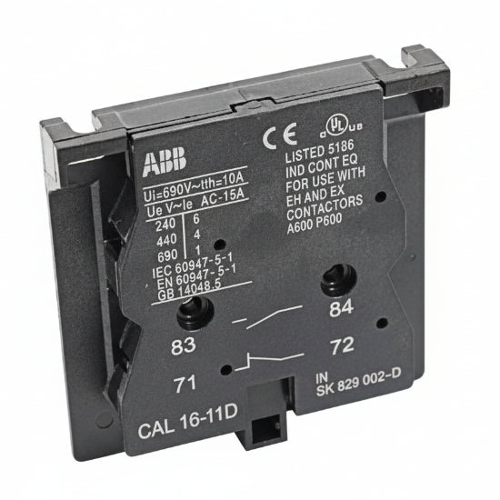 ABB Auxiliary Contact CAL16-11D - nyparts.shop