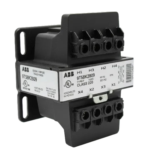 ABB General Purpose Transformer 9T58K2809 - nyparts.shop