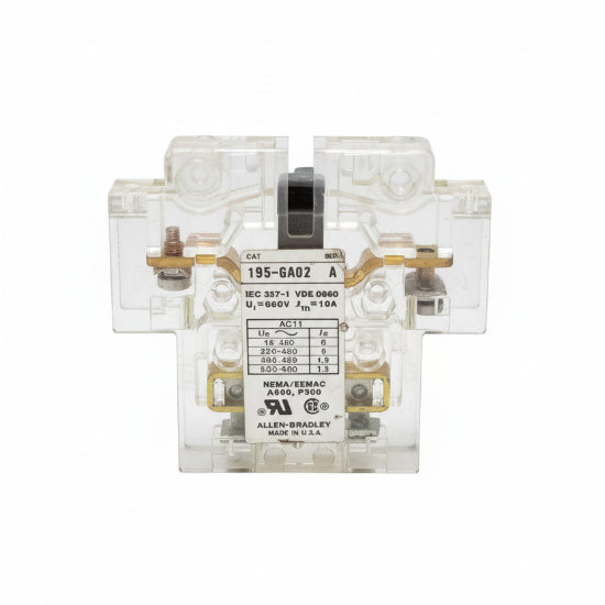 Allen-Bradley (AB) Auxiliary Contact 195-GA02 - nyparts.shop