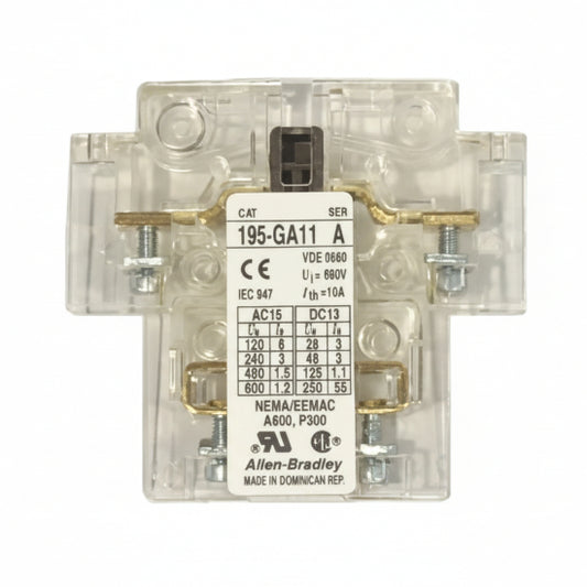 Allen-Bradley (AB) Auxiliary Contact 195-GA11 - nyparts.shop
