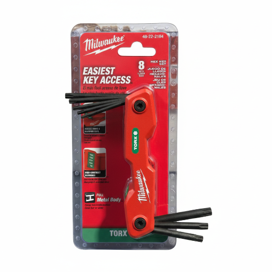 Milwaukee Tool 8-Key Folding Hex Key Set - Torx - nyparts.shop