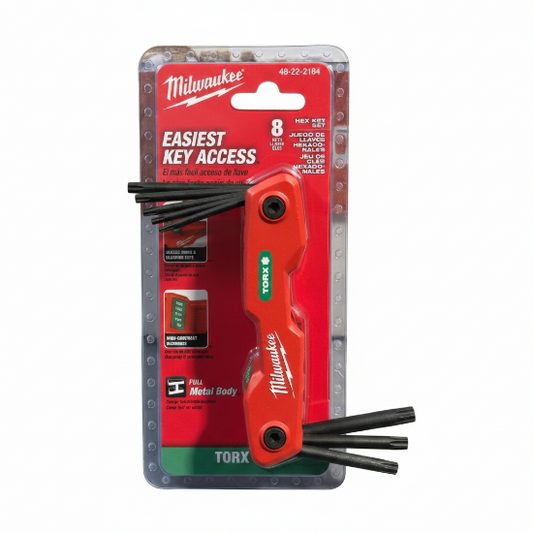 Milwaukee Tool 8-Key Folding Hex Key Set - Torx - nyparts.shop