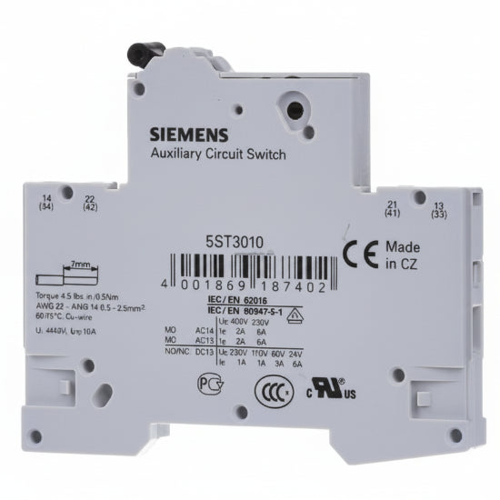 Siemens Circuit Switch 5ST3010 - nyparts.shop