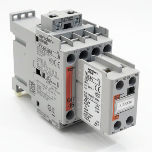 Sprecher + Schuh Contactor CA7-16-M40-120-L20 - nyparts.shop